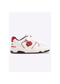 lotto , Kinder , Sneaker , WHITE/RED , 33 , 33 , Sportlicher Sneaker von lotto mit Klettverschluss und Schnürung