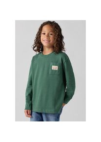 Levi's Kids, Herren, Langarmshirt &raquo;LVB LONG SLEEVE POCKET TEE&laquo; mit Brusttasche, for Boys, MRYTLE, 4 (104), MRYTLE, Langarmshirt von Levi's Kids for 
