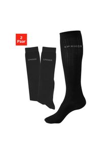 Copenhagen Studios , Kniestrümpfe Packung, 2 Paar tlg. mit weicher wärmender Wolle , 2x schwarz , 39-42 , 39-42 , Weiche Wollkniestümpfe in...