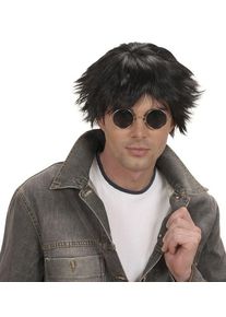 Widmann Perruque homme noire Britpop
