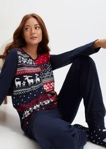 Pyjamas, blå, størrelse 56/58 (3XL), bonprix