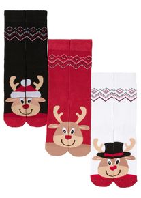 Termosokker (3-pack), hvit, størrelse 43-46, bonprix