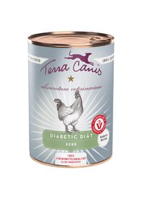 Lot Terra Canis Alimentum Veterinarium Diabetic Diet 12 x 400 g pour chien - poulet