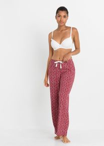 Lot de 2 pantalons de pyjama - noir - taille 46/48 (L) - 100% coton - bonprix