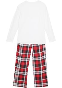 Pyjama (ens. 2 pces) - blanc - taille 140/146 avec coton - bonprix