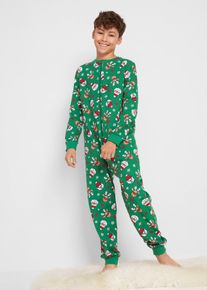 Combipyjama 100% coton - vert - taille 128/134 avec coton - bonprix