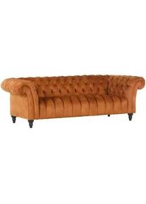 Livetastic Bigsofa , Cognac , Textil , Buche , massiv , 230x74x101 cm , Stoffauswahl, Rücken echt , Wohnzimmer, Sofas & Couches, Sofas, Textilsofas