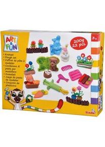 Simba Knetset , Multicolor , Kunststoff , 22-teilig , EN 71 , nicht zum Verzehr geeignet , Spielzeug, Sonstiges Spielzeug