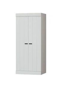 Livetastic Drehtürenschrank , Weiß , Holz , Kiefer , massiv , 4 Fächer , 77x175x56 cm , Typenauswahl , Schlafzimmer, Komplette Schlafzimmer und Serien, Schlafzimmerserien