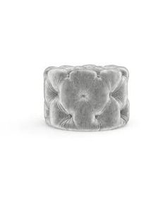 Maison de Reve Pouf Cosimo Hellgrau Chenille , Textil , Füllung: Schaumstoff , Rund , 60x40x60 cm , Oeko-Tex® Standard 100, FSC 100%, Hergestellt in Europa , Wohnzimmer, Hocker, Poufs