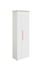 Paidi Drehtürenschrank , Weiß, Eichefarben , Holzwerkstoff , Eiche , massiv , 4 Fächer , 64.2x206x40.2 cm , Blauer Engel, Goldenes M , erweiterbar, Typenauswahl, Beimöbel erhältlich , Schlafzimmer, Komplette Schlafzimmer und Serien, Schlafzimmerserien