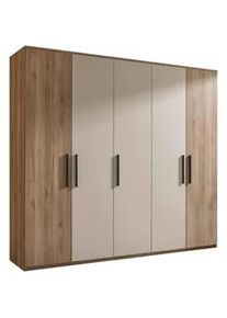 Xora Drehtürenschrank , Eichefarben, Kaschmir , Holzwerkstoff , 8 Fächer , 250.8x227.7x60 cm , Beimöbel erhältlich, in verschiedenen Größen erhältlich , Schlafzimmer, Komplette Schlafzimmer und Serien, Schlafzimmerserien