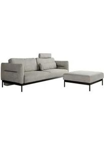 MKS Schlafsofa Salento Hellgrau Struktur , Textil , L-Form , 221x82x193 cm , Oeko-Tex® , Babymöbel & Kindermöbel, Kinderzimmer & Jugendzimmer, Schlafsofas