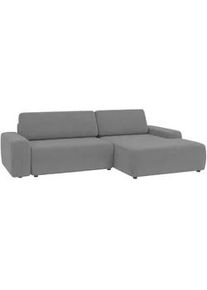 S-Style Möbel Ecksofa Lopez Hellgrau Samt-Stoff , Textil , Echtholz,Buche, Birke , Füllung: Silikon,Polyetherschaumkern , Eckteil, L-Form,L-Form , 264x162 cm , Blauer Engel, FSC Mix, Oeko-Tex®, Hergestellt in Europa , Wohnzimmer, Sofas & Couches, Wohnlandschaften, Ecksofas