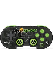 Hyperkin Controller Miraculous Wireless cat noir (Android, Switch OLED, Switch, Mac, PC, iOS), Gaming Controller, Schwarz, Grün