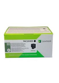Lexmark 74C2HKE cartucho de tóner 1 pieza(s) Original Negro