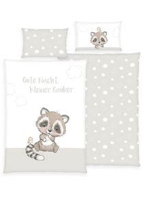 Baby Best Babybettwäsche »Kleiner Räuber« 2 Stk. tlg. mit liebevollem Motiv in bunt, Größe B/L: 40 cm x 60 cm