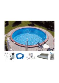 My Pool Bwt Rundpool »PREMIUM« Tiefe 1,35 m in weiß, Größe Ø/B/H/L: 600 cm x Breite x Höhe 135 cm x Länge