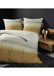 Janine Bettwäsche »DAVOS 65171, Feinbiber aus 100 % Baumwolle« 2 Stk. tlg., Größe B/L: 70 cm x 90 cm