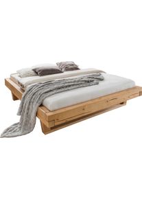 Home Affaire Massivholzbett »Ultima in beige, Größe Liegefläche B/L: 140 cm x 200 cm