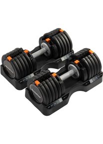 Nordictrack Hantel-Set »NordicTrack-Hanteln mit einstellbarer Last (2 x 25 kg)« 50 kg in schwarz