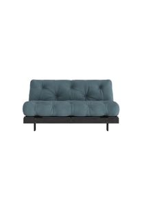 Karup Design Daybett »Daybett Roots Schlafsofa – Gästebett & Sofa aus FSC -Kiefer« Inkl. Futonmatratze in blau, Größe Liegefläche B/L: 160 cm x 200...