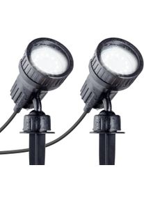 B.K.LICHT Gartenstrahler »BK_GS1083 2er Set LED-Gartenstrahler in schwarz, Größe Höhe: 19,5 cm