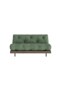 Karup Design Daybett »Daybett Roots Schlafsofa – Gästebett & Sofa aus FSC -Kiefer« Inkl. Futonmatratze in grün, Größe Liegefläche B/L: 160 cm x 200...