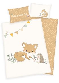 Baby Best Babybettwäsche »Waldfreunde« 2 Stk. tlg. mit liebevollem Motiv in bunt, Größe B/L: 40 cm x 60 cm