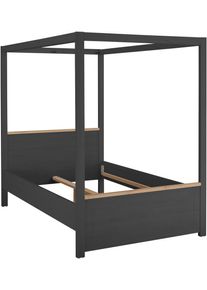 Set One By Musterring Himmelbett »York Schlafen« 1 Stk. tlg. Liegefläche 140 x 200 cm in grau, Größe B/H/L: 145,6 cm x 200,4 cm x 208,4 cm