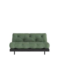Karup Design Daybett »Daybett Roots Schlafsofa – Gästebett & Sofa aus FSC -Kiefer« Inkl. Futonmatratze in grün, Größe Liegefläche B/L: 160 cm x 200...