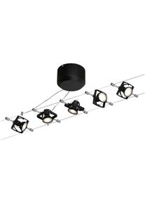 Paulmann LED Deckenleuchte »Mac II« GU 5,3 5 Stk. GU 5,3 in schwarz