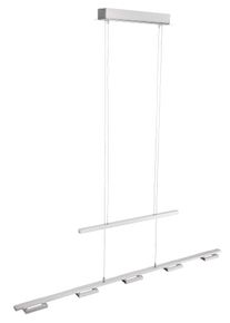 Paul Neuhaus Pendelleuchte »INIGO« LED-Board 1 Stk. Warmweiß höhenverstellbar, inkl. festverbauten LED-Leuchtmitteln, warmweiß in silberfarben