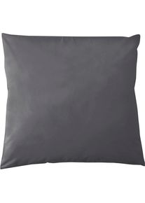 Damai Kissenbezug »Biosatin« in eleganten Farbtönen in grau, Größe B/L: 80 cm x 80 cm