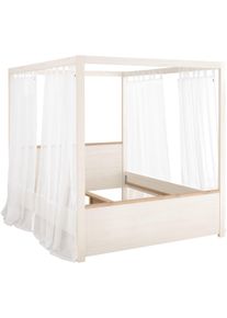 Set One By Musterring Himmelbett »York Schlafen« 1 Stk. tlg. Liegefläche 180 x 200 cm in weiß, Größe B/H/L: 185,6 cm x 200,4 cm x 208,4 cm