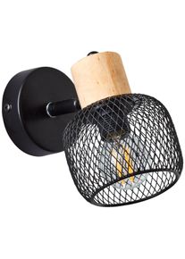 Brilliant Wandstrahler »Giada« E14 1 Stk. Wandlampe in schwarz, Größe Höhe: 14 cm