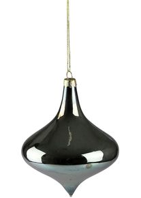 LeGer Home by Lena Gercke Weihnachtsbaumkugel »Zapfen aus Glas in grau, Größe 10 cm