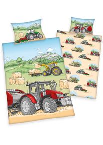 Baby Best Babybettwäsche »Traktor« 2 Stk. tlg. mit tollem Motiv in bunt, Größe B/L: 40 cm x 60 cm
