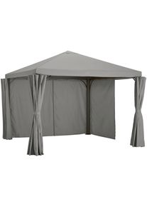 Konifera Pavillon »Murano« in versch. Größen in grau, Größe B/H/T: 300 cm x 300 cm