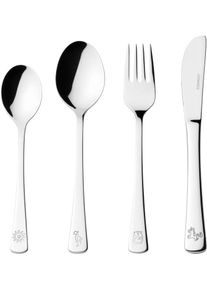 Leonardo Kinderbesteck »BAMBINI« Panda, Einhorn, Flamingo in silberfarben