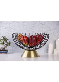 Kayoom Dekoschale »Malibu 125« in goldfarben, Größe Ø 37 cm