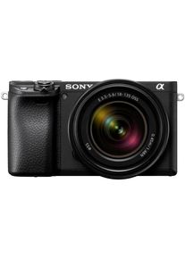 Sony Kompaktkamera »Alpha 6400 + 18-135mm Objektiv«, 24,2, Bluetooth in schwarz