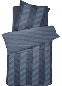 Damai Bettwäsche »Atomy« 2 Stk. tlg. mit Fischgrätmuster in grau, Größe B/L: 80 cm x 80 cm