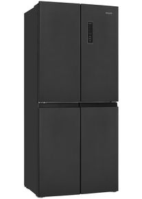 Exquisit Multi Door »MD365-125-040D inoxlook-az« 180 cm hoch 79 cm breit in silberfarben