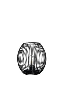 Leonardo LED Tischleuchte »Laterne CASOLARE« 1 Stk. Neutralweiß aus Metall in schwarz, Größe Ø 16,3 cm Höhe: 18,5 cm