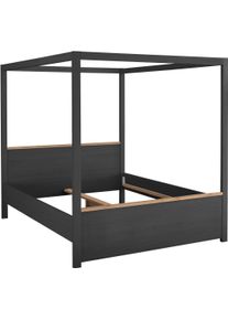 Set One By Musterring Himmelbett »York Schlafen« 1 Stk. tlg. Liegefläche 180 x 200 cm in grau, Größe B/H/L: 185,6 cm x 200,4 cm x 208,4 cm