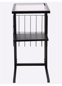 HEINE HOME Beistelltisch 1 Stk. tlg. in schwarz, Größe B/H/T: 52 cm x 60 cm x 30 cm