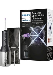 PHILIPS SONICARE Munddusche »kabelloser Power Flosser 3000 HX3826« 2 Stk. Aufsätze Quad Stream-Technologie, 2 Modi für die Reinigung, 3...
