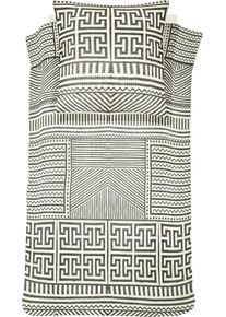 Damai Bettwäsche »Basket« 2 Stk. tlg. mit graphischem Muster in beige, Größe B/L: 80 cm x 80 cm