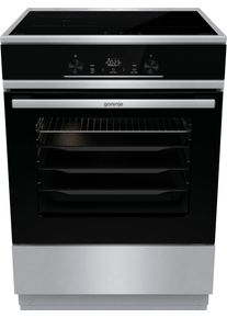 Gorenje Induktions-Standherd »GEIT6E80XPG« Pyrolyse-Selbstreinigung in schwarz